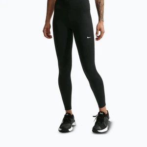 Legginsy damskie Nike One Seamless Front High-Waisted black / white