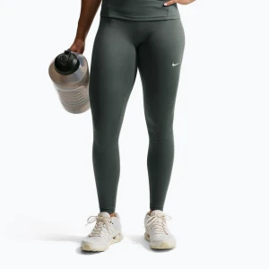Legginsy damskie Nike One Seamless Front High-Waisted camo green / white