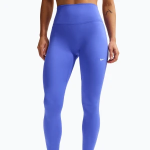Legginsy damskie Nike One Seamless Front High-Waisted sapphire/white