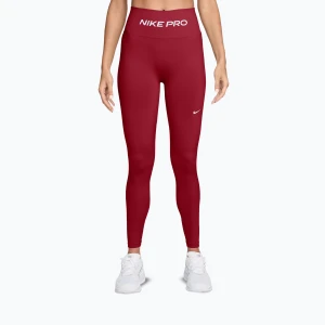 Legginsy damskie Nike Pro Seamless tough red / white