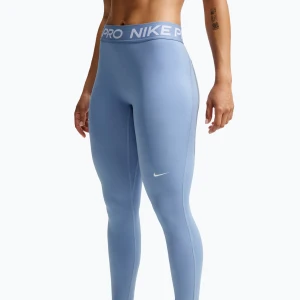 Legginsy damskie Nike Pro work blue / white