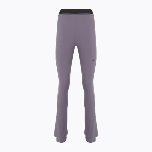 Legginsy damskie Nike Sportswear Chill Knit Mini-Rib Flared daybreak/black
