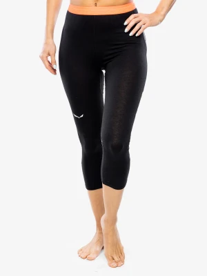 Legginsy damskie Salewa Cristallo Warm AMR 3/4 Tight - blk