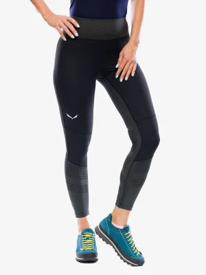 Legginsy damskie Salewa Pedroc Dry Resp Hybrid Tights - black out