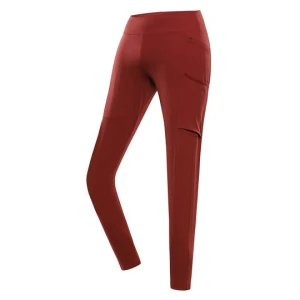 Legginsy damskie sportowe Gerwa 2 Alpine Pro czerwony