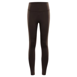 Legginsy damskie sportowe Nosqa brązowe Alpine Pro