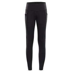 Legginsy damskie sportowe z kieszeniami Gemsa czarne Alpine Pro