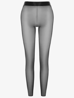 Legginsy damskie z tiulowego materiału zakończone gumeczką i elastycznym pasem Nikita MARILYN