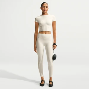 Legginsy damskie z wysokim stanem 66 cm NikeSKIMS Matte - Biel