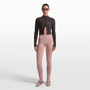 Legginsy damskie z wysokim stanem 66 cm NikeSKIMS Ribbed Seamless - Różowy