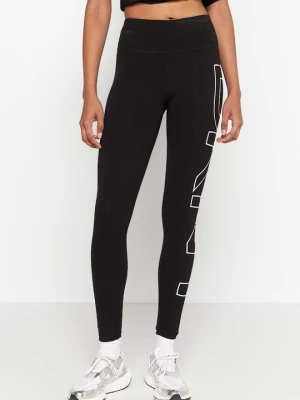 Legginsy DKNY czarny