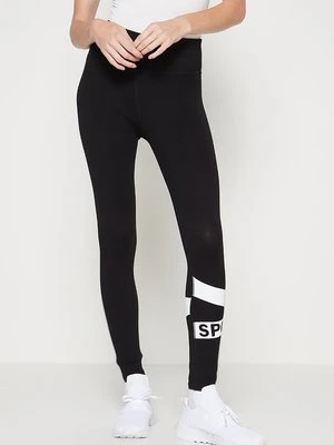 Legginsy DKNY czarny
