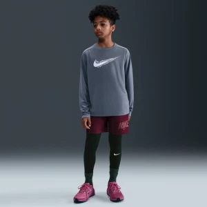 Legginsy dla dużych dzieci (chłopców) Dri-FIT Nike Pro - Czerń