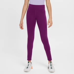 Legginsy dla dużych dzieci (dziewcząt) Nike Dri-FIT One - Fiolet