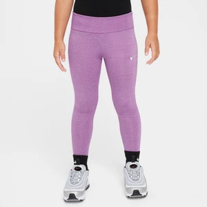 Legginsy dla małych dzieci Nike Shine - Fiolet