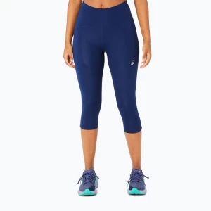 Zdjęcie produktu Legginsy do biegania damskie ASICS High Waist Capri blue expanse