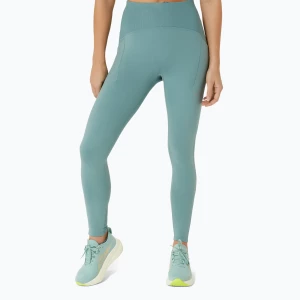 Legginsy do biegania damskie ASICS Road Winter High Waist celadon