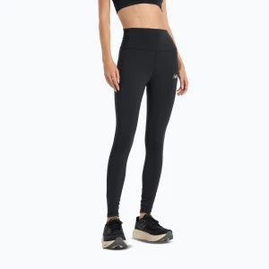 Legginsy do biegania damskie New Balance Harmony High Rise black Biały