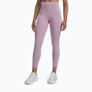 Legginsy do biegania damskie Under Armour Velociti Ankle Tights mauve pink / reflective