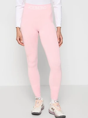 Legginsy do biegania Iceberg jasnoróżowy