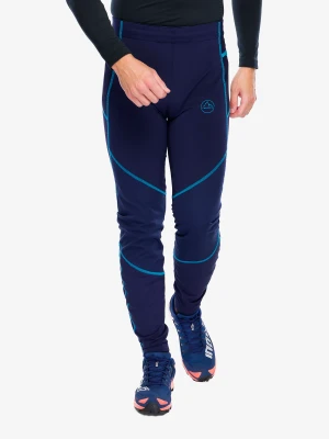 Legginsy do biegania La Sportiva Primal Pant - deep sea/tropic blue