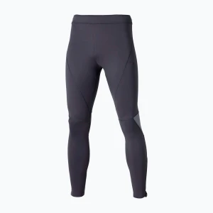 Legginsy do biegania męskie Mizuno Active Warmalite Long odyssey grey