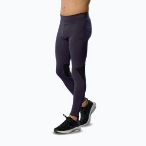 Legginsy do biegania męskie Mizuno Active Warmalite Long Tight baritone blue