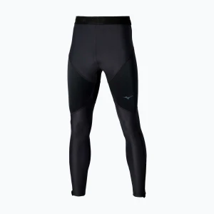 Legginsy do biegania męskie Mizuno Tech Thermal Charge Long black