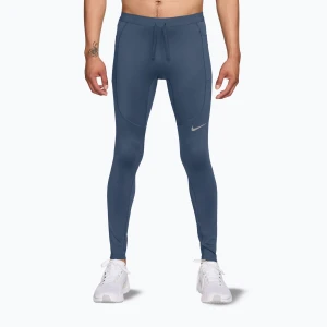Legginsy do biegania męskie Nike Stride Dri-Fit new slate Niebieski
