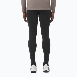 Legginsy do biegania męskie Salomon Shakeout Core Warm deep black