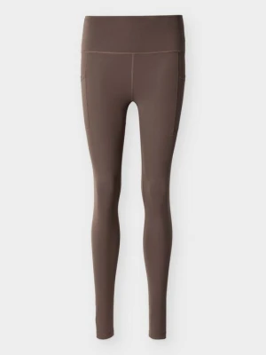 Legginsy do biegania New Balance brązowy