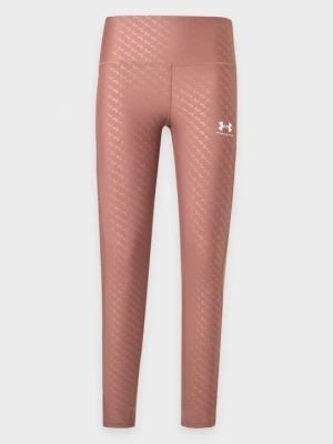 Legginsy do biegania Under Armour brązowy