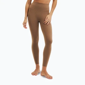 Legginsy do jogi damskie JOYINME Oneness Yoga 7 / 8 carmel coffee Brązowy