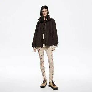 Legginsy dopasowane tiul Flowers Scan kość słoniowa BIMBA Y LOLA
