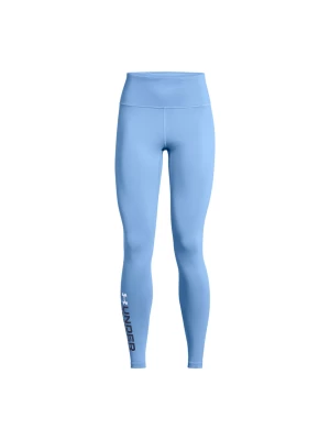 Legginsy dzianinowe damskie Under Armour Campus Graphic Legging - niebieskie