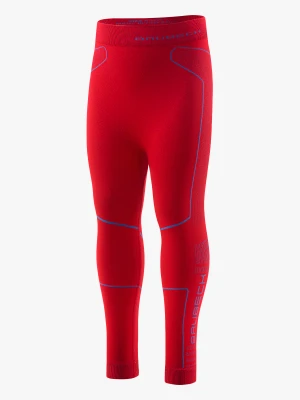 Legginsy dziecięce Brubeck Thermo Kids - red/blue