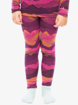 Legginsy dziecięce Smartwool Classic Thermal Merino Base Layer Bottom Boxed - purple iris