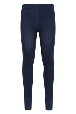 Legginsy dziecięce w technologii IsoTherm ze szczotkowanych włókien - Navy Mountain Warehouse