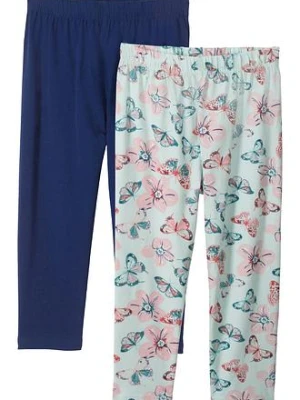 Legginsy dziewczęce z bawełny organicznej (2 szt.) bonprix