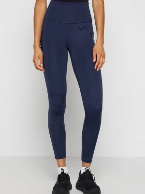 Legginsy EA7 Emporio Armani granatowy