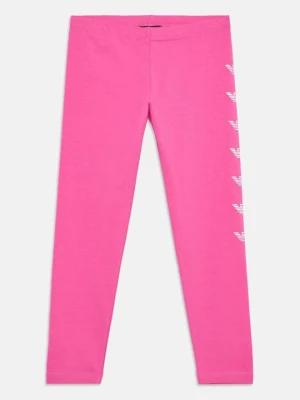 Legginsy Emporio Armani różowy