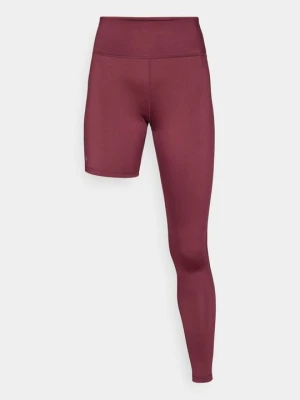 Legginsy Even&Odd Active By Zalando bordowy