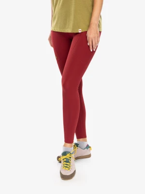 Legginsy Fjallraven Abisko Tights - pomegranate red