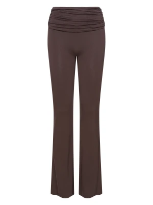 Legginsy flare STRETCH OUT Esotiq brązowy
