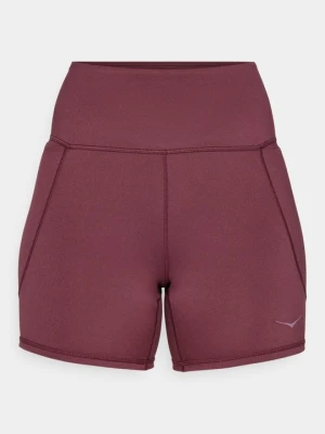 Legginsy Hoka ciemnoczerwony