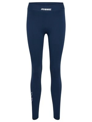 Legginsy Hummel niebieski