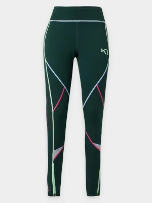 Legginsy Kari Traa ciemnozielony