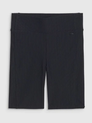 4F Legginsy krótkie dzianinowe damskie - czarne M