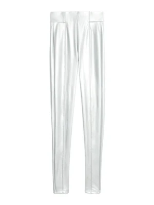 Legginsy Marks & Spencer srebrny