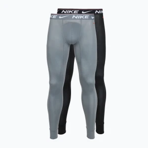 Legginsy męskie Nike Ultra Comfort 2 pack carbon heather Szary